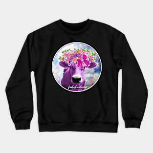 PURPLE COW FANTASTICALICIOUSNESS!😉💜 Crewneck Sweatshirt